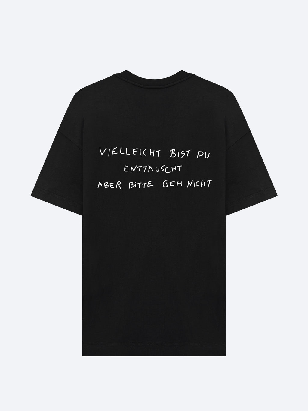 Auf & Ab T-Shirt Schwarz