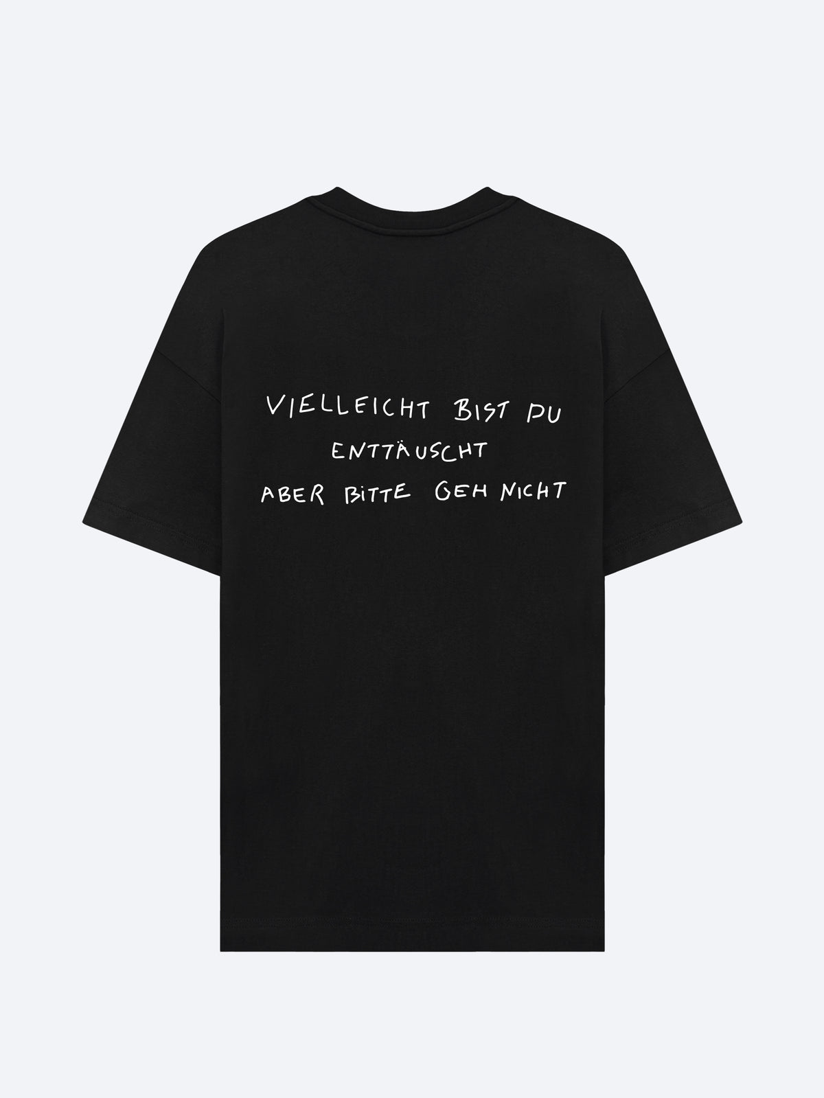 Auf & Ab T-Shirt Schwarz