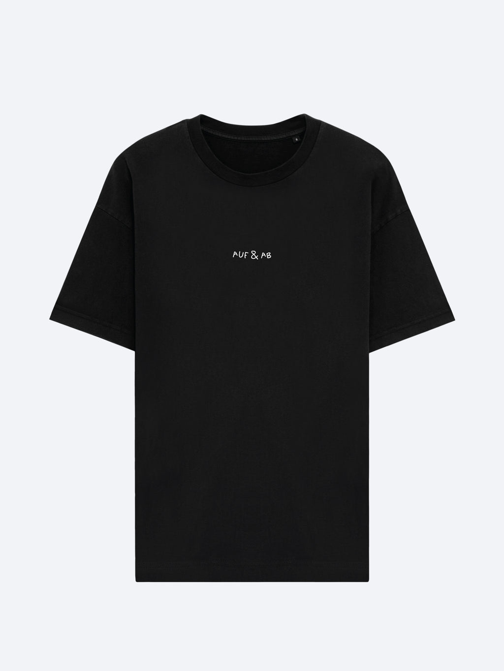 Auf & Ab T-Shirt Schwarz