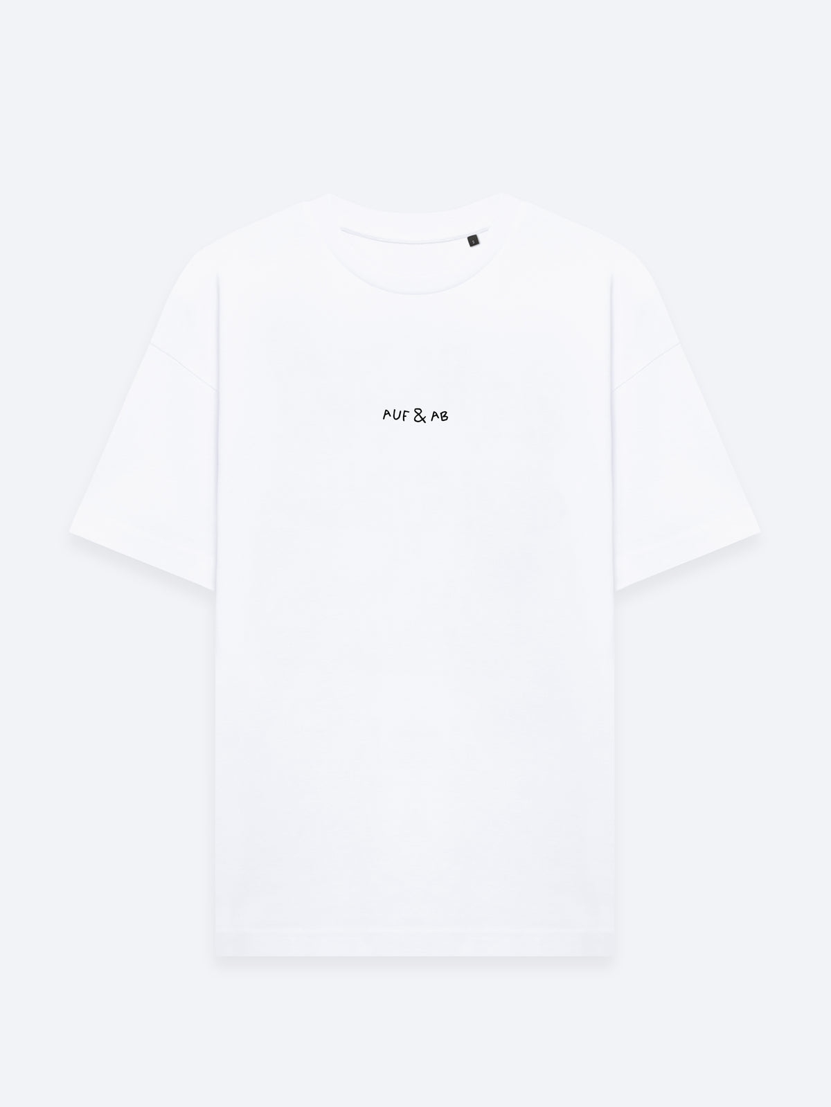 Auf & Ab T-Shirt Weiß