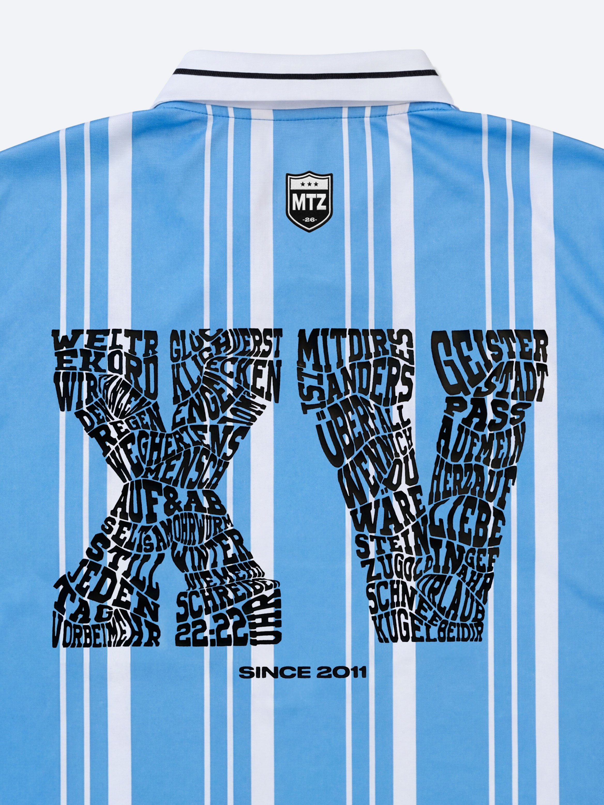 15 Jahre Jubiläums Trikot Blau